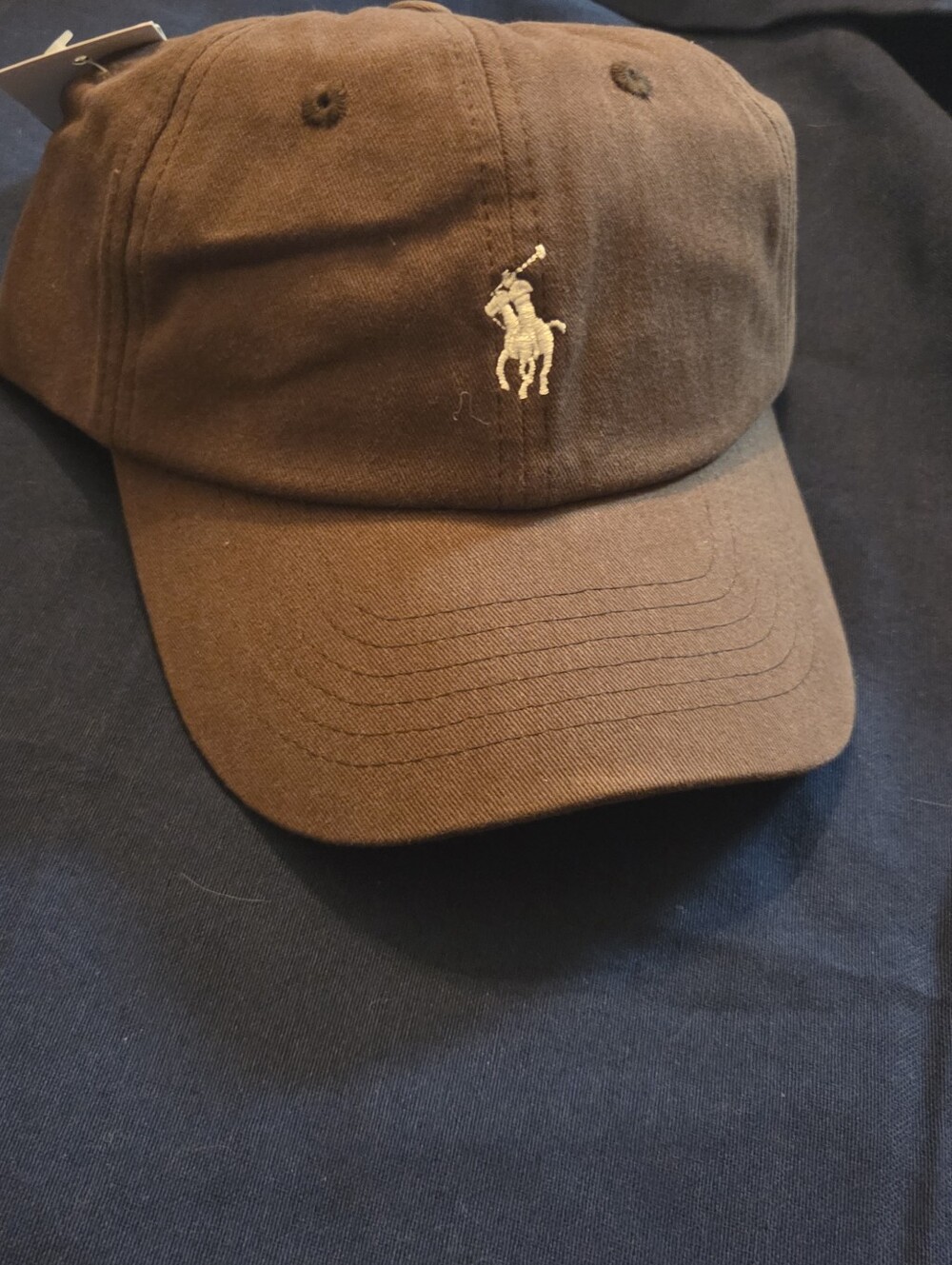 Polo Ralph Lauren Chocolate Brown Adjustable Dad Hat - Picture 4 of 8